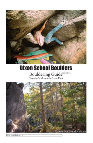 Dixon School Boulders - Bouldering Guide cover